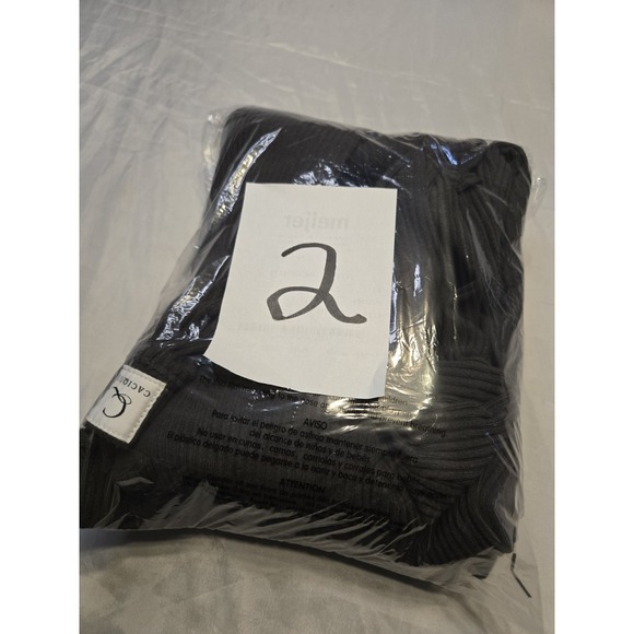 Cacique Wide Leg Sleep Pajama Pants Gray Ribbed Pockets 22/24 Lane Bryant Lounge - Picture 6 of 6